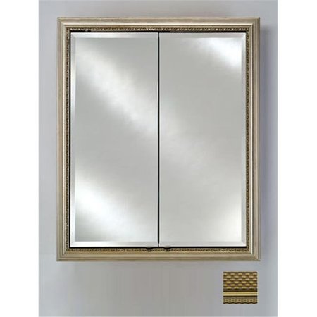 AFINA CORPORATION Afina Corporation DD2430RELGGD 24 in.x 30 in.Recessed Double Door Cabinet - Elegance Gold DD2430RELGGD